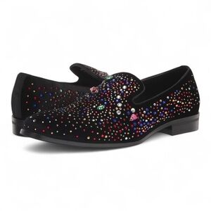STACY ADAMS Starling Rhinestone Slip on Loafer NWOB